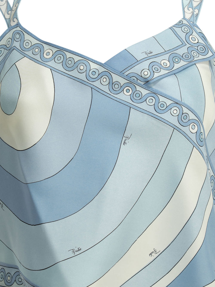 Pucci Iride Tops - Light blue | b020a47e46ef42305d5ebcab8ba243da7acf5fa8