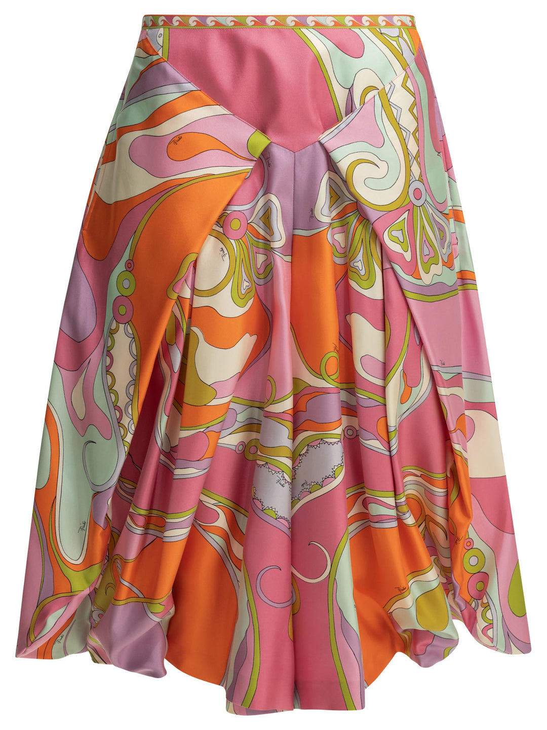 Pucci Orchidee Trousers - Multicolor | 74eb5b24434dc92632f102b1a8c56eef68219a77