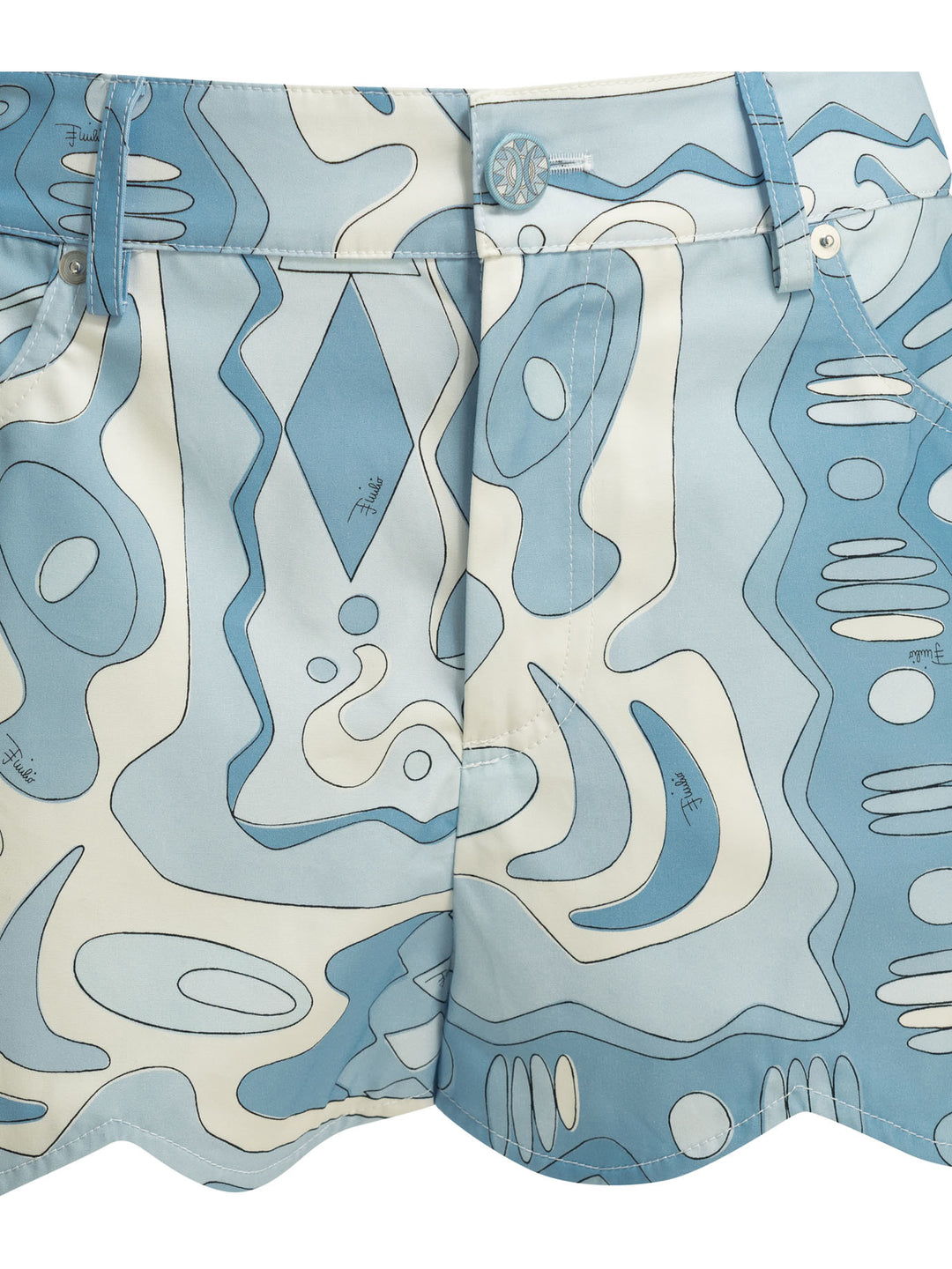 Pucci Angoli Shorts - Light blue | 844c88fc766567792886d751c7e83bdd0afa3b38