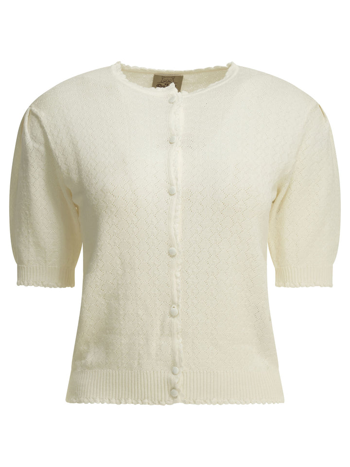 Rakkì Chevron Knitwear - White | 1c63d4ab25fc7caf55c7c435258926b2d6d2481c