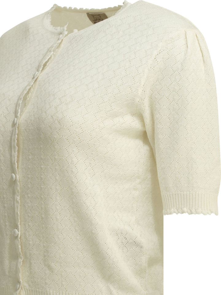 Rakkì Chevron Knitwear - White | 28b620c096f6b5ce5a2525a09cdcace0d7db8c9b