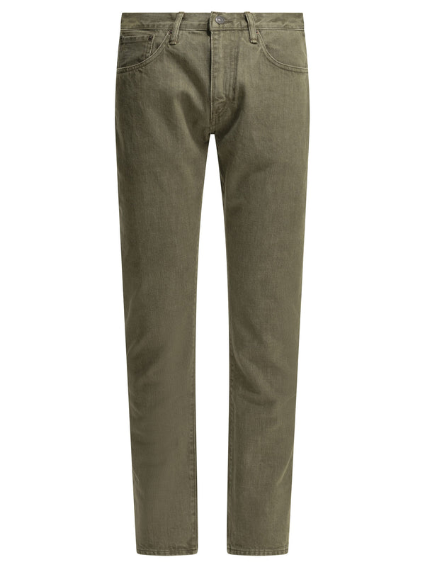 Olive Jeans Green