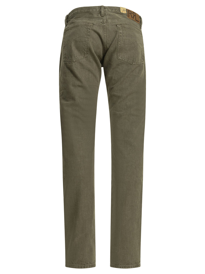 Rrl By Ralph Lauren Olive Jeans - Green | 9b4ab6b766ecb802d2939f58e540cddb95fc2349