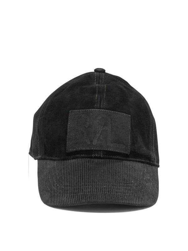 Suede Baseball Cap Hats Black