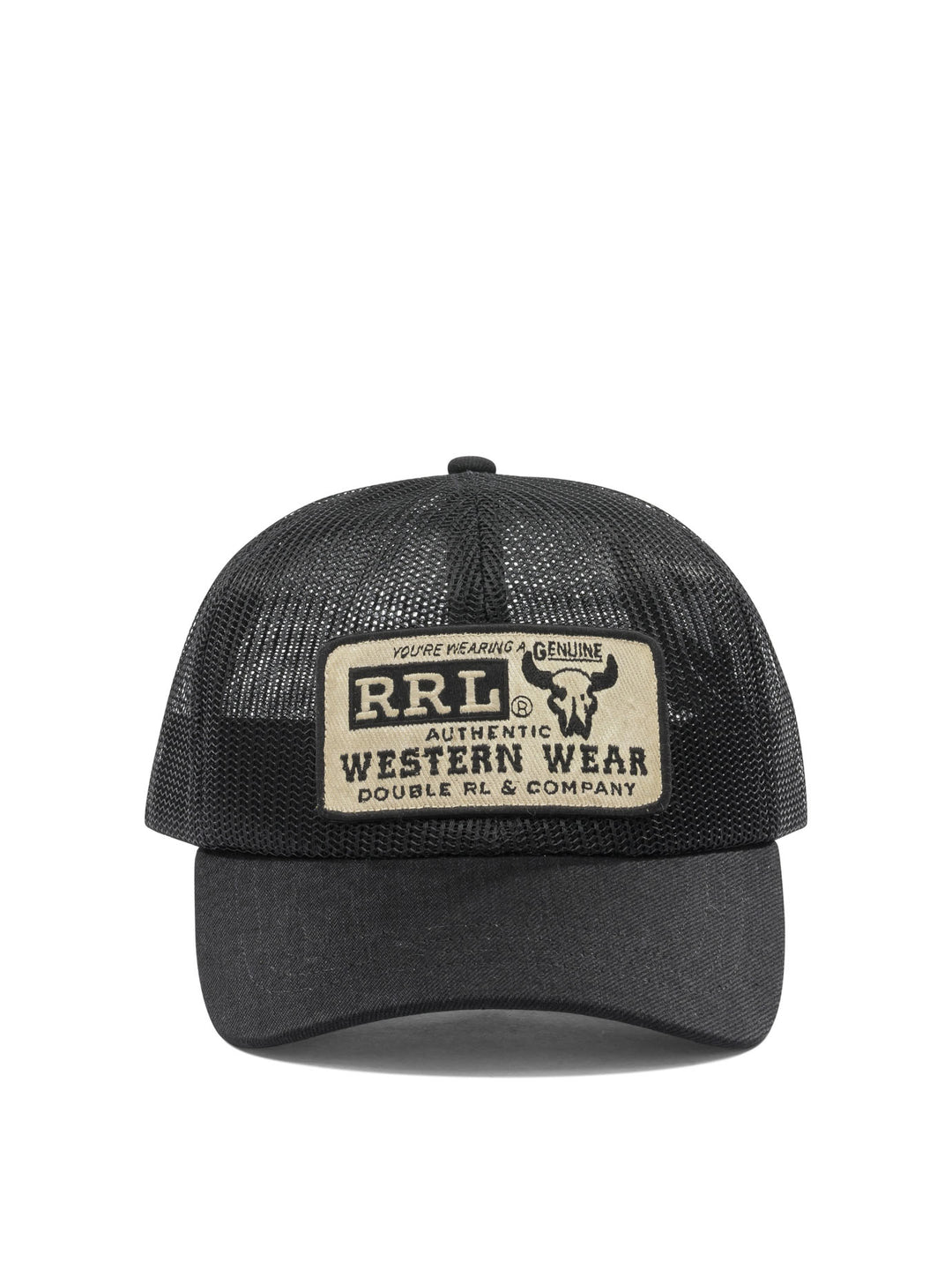 Rrl By Ralph Lauren Mesh And Denim Trucker Hat Hats - Black | 041f9e3b986c31d53aefa161eecca1199e9628d0