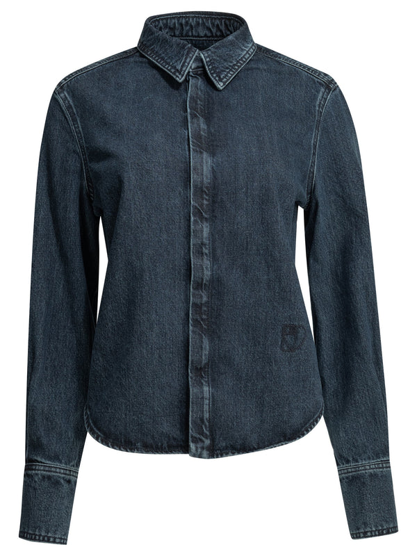 Denim Shirt Shirts Blue