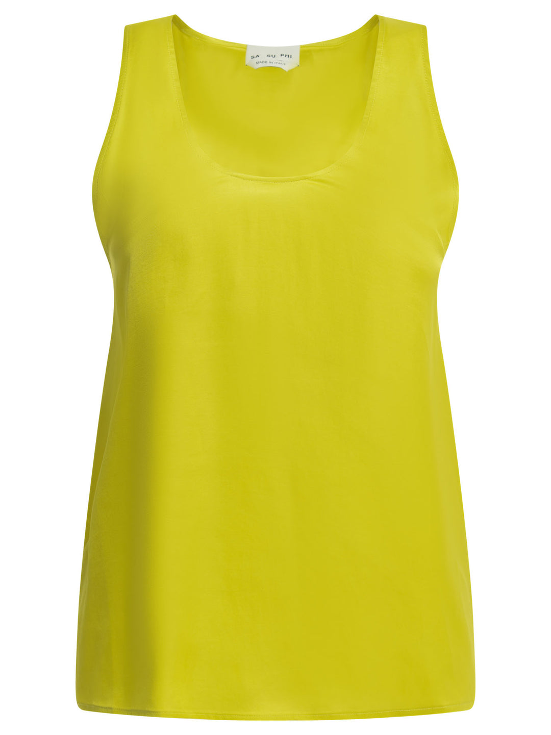 Sa Su Phi Viscose Tank Top Tops - Yellow | 4dba02df8bd3c75ef970b6afc69a1e3b6a7864ed