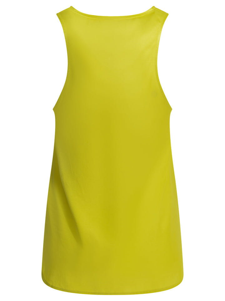 Sa Su Phi Viscose Tank Top Tops - Yellow | b3da72d8bcab8634ab9a88af16c7739345489329