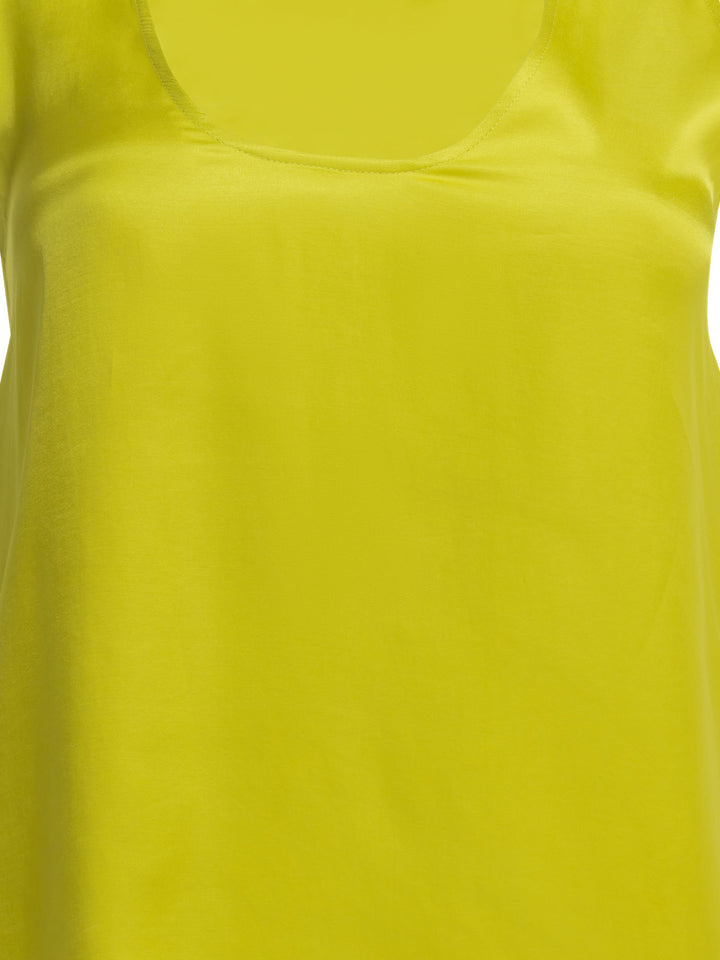 Sa Su Phi Viscose Tank Top Tops - Yellow | 7b6e931458ba27521e24da06faa9c41a0c674782