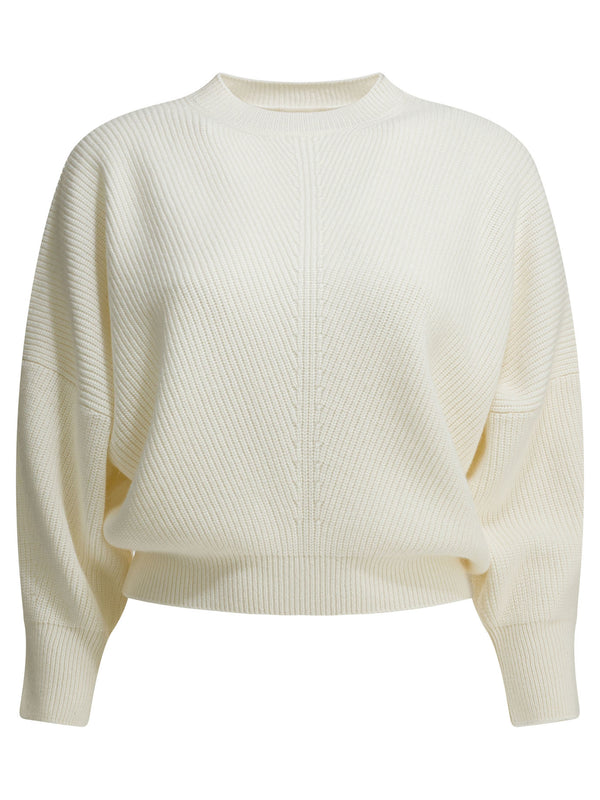 Cashmere Crewneck Sweater Knitwear White
