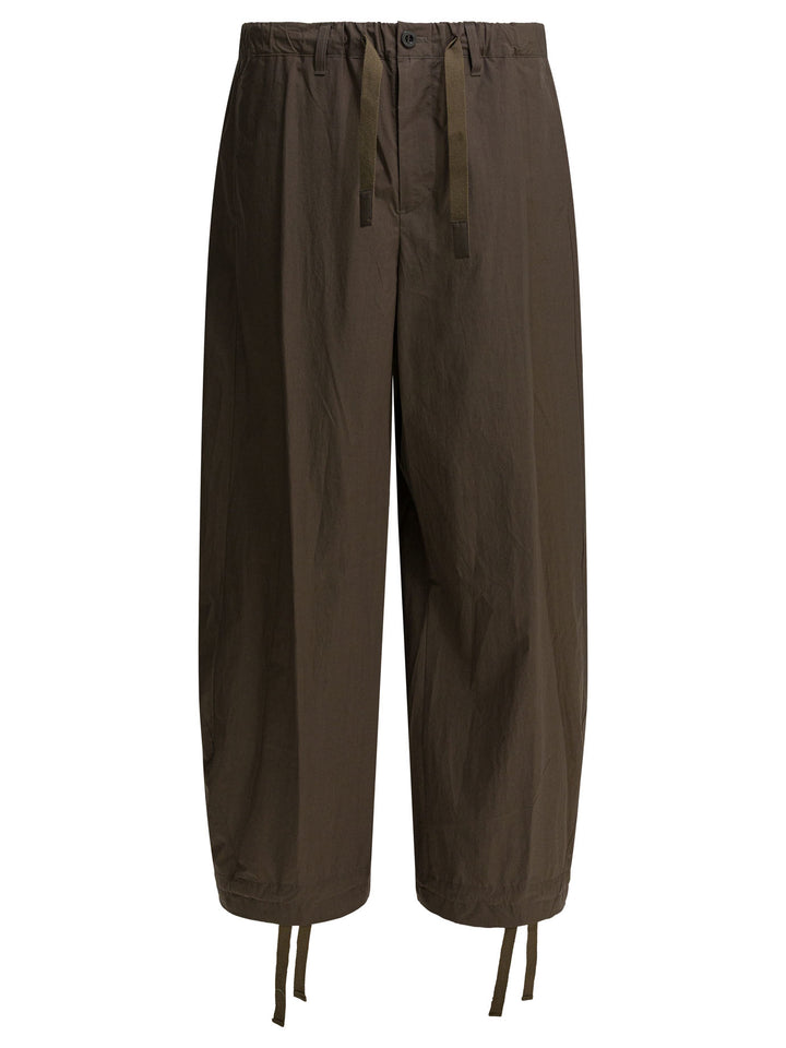 Sacai Typewriter Trousers - Brown | ad4812ab3dd487f2f6dd8c2d12827b54767b9231