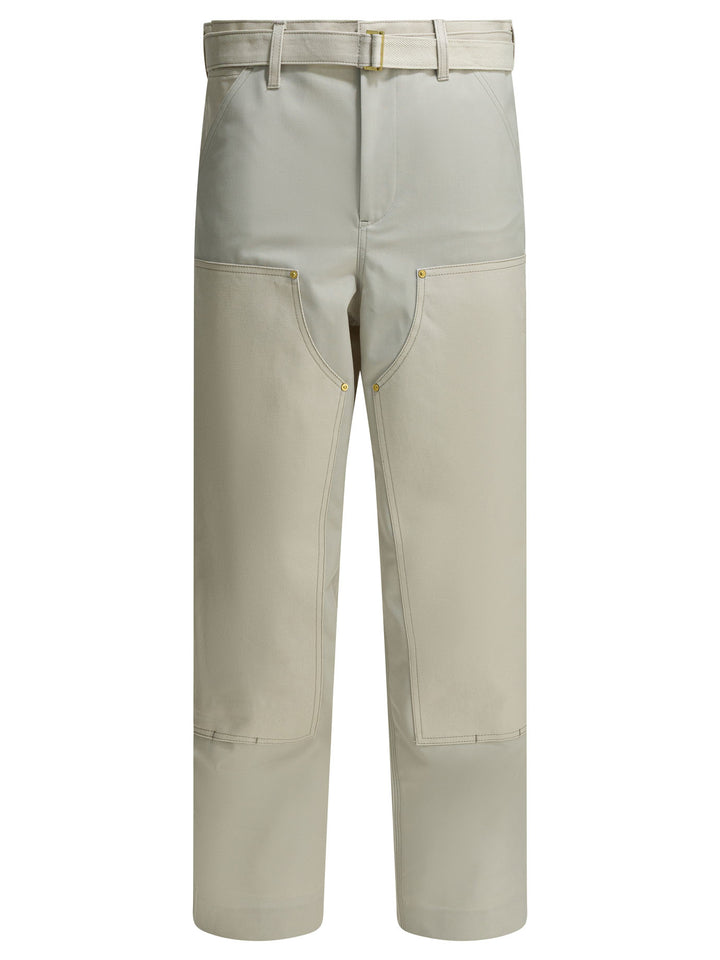 Sacai Carhartt Wip Duck Trousers - White | c3cf0995518ff854b14f5e42d455eac474d81bc9