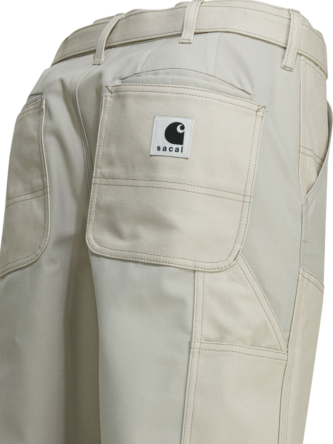 Sacai Carhartt Wip Duck Trousers - White | eec8d676f7d21310ed6a601811eb2142f87c8e1d