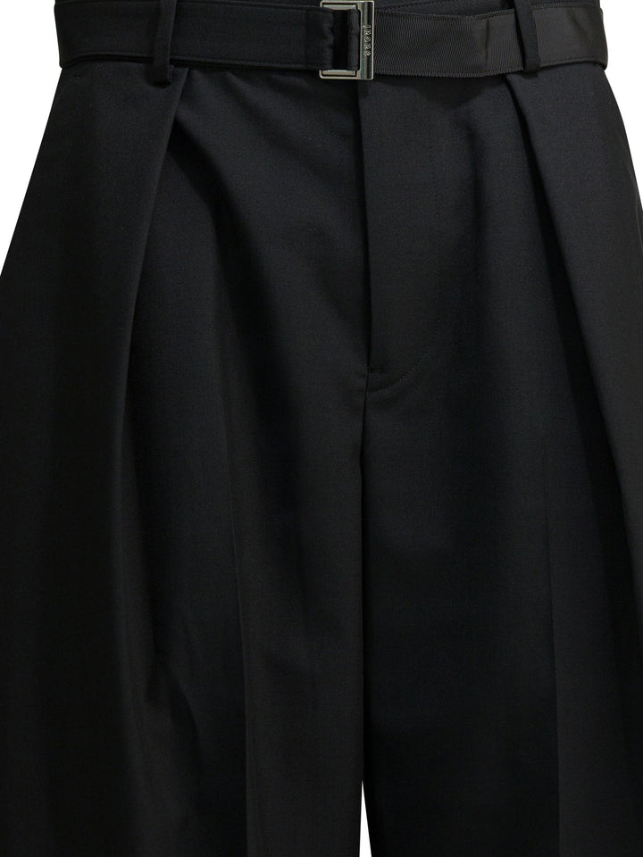 Sacai  Trousers - Black | dc2d080df1cce47998aa1b51d4f584615f6cd263