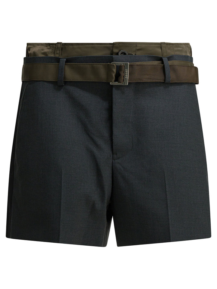 Sacai  Shorts - Grey | 2861ac09e69f352e3bafddb97078c3a04c181574