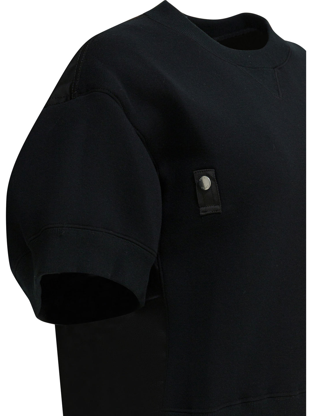Sacai Crew-Neck T-Shirt T-shirts - Black | 8e9fd796b481e22299eaf6a5656766cd807f98fc