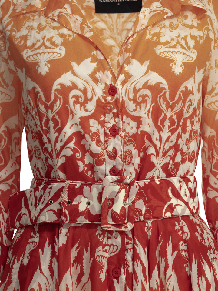 Samantha Sung  Dresses - Orange | 39671931d01a3e1fdce175dd0ee969c14292c568