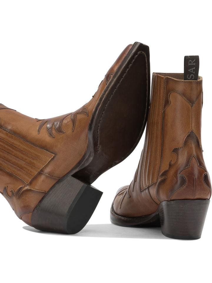 Sartore Leather Cowboy Boots Boots and Ankle Boots - Brown | 1d972d43bd6ebb4385b1319a35a07aa06ccd4ae3