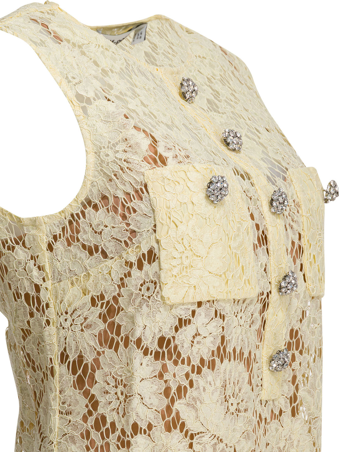 Self-Portrait Lace Sheath Dress Dresses - Yellow | ebb82aa20f1386acac3ae39c5ec98589a1e42f4e