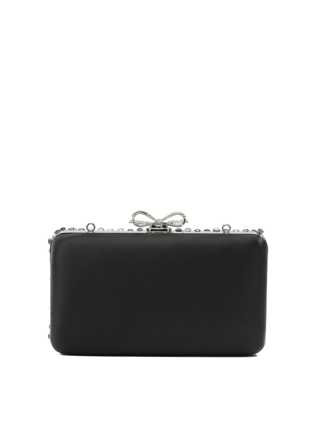 Self-Portrait Multi-Crystal Knit Clutch Bag Clutches - Black | 0eac9082bed68df26a45ca5527575ad0507971df