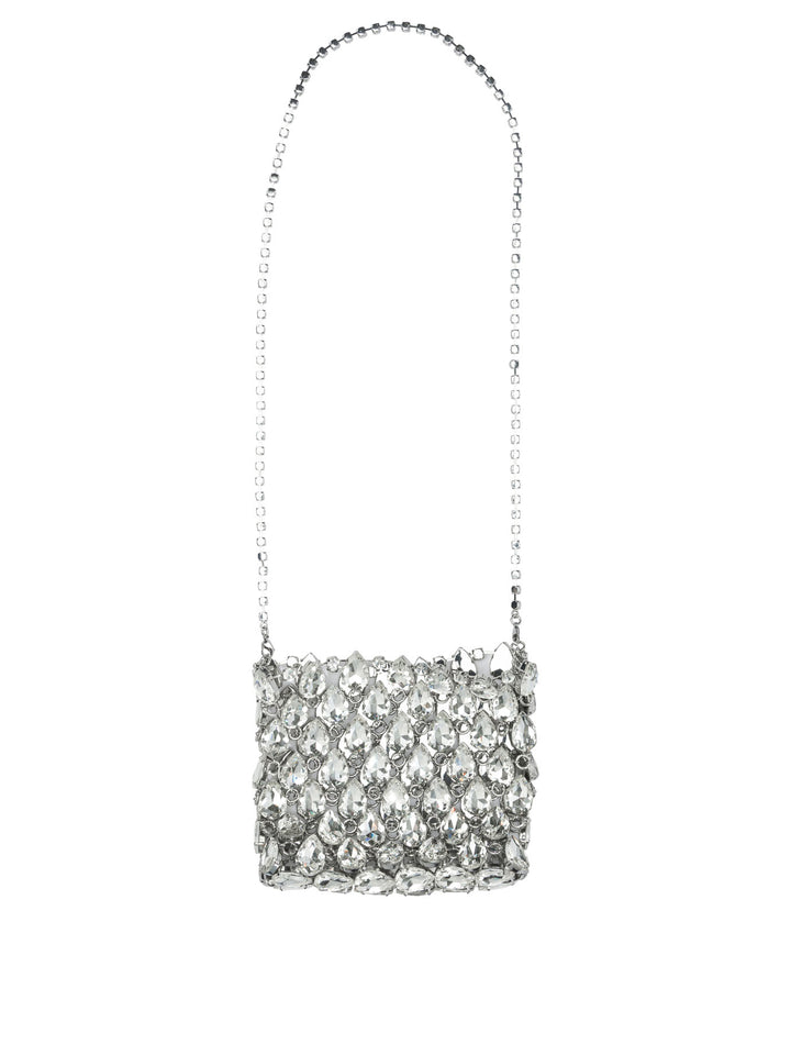 Self-Portrait Small Crossbody Bag Crossbody Bags - Silver | 0bd8c94d2f65ab9d7962cb2cbe1d2038ae1aa84b