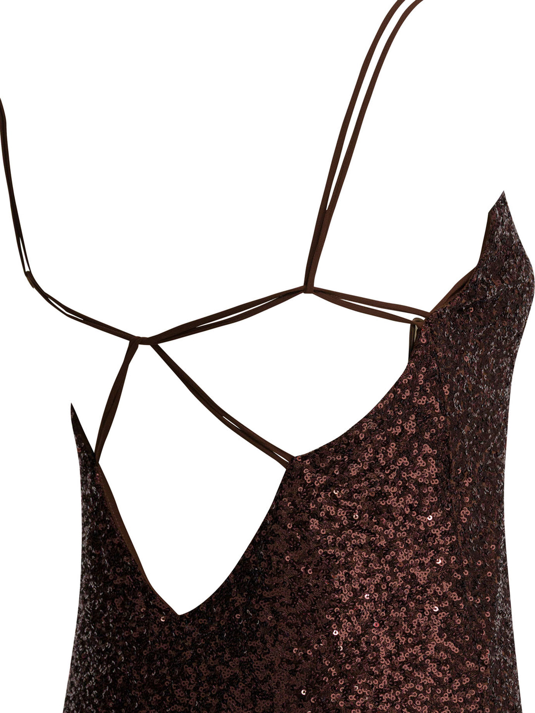 Semper Long Sequined Dress Dresses - Brown | fcace9669b83f0d3733aa7c644d15f574b711fbd