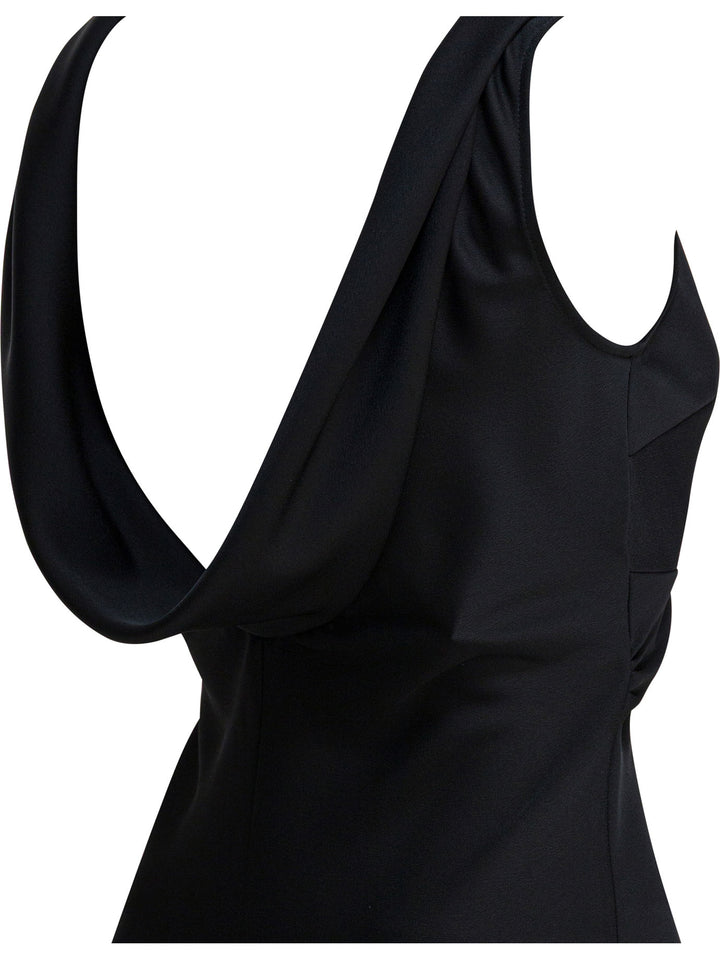 Semper Long And Flared Dress Dresses - Black | f5b8f48f4ae89c74a2e398967ab75e0ca697a42f