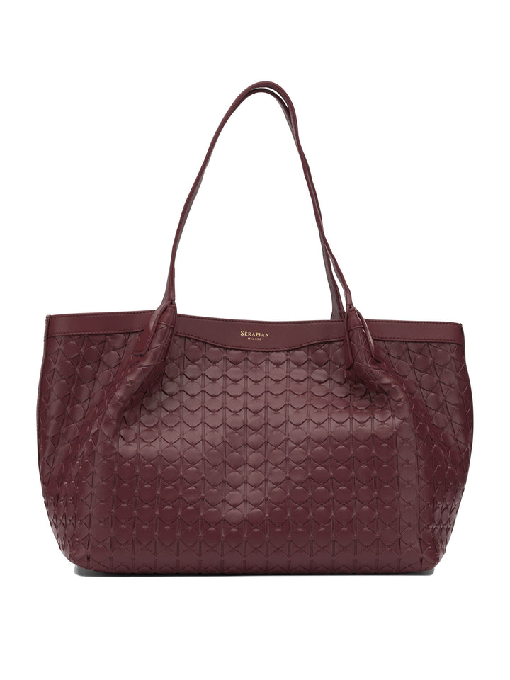 Serapian Secret Shoulder Bags - Bordeaux | 66efcc807b584c9d994a79df3cf370c31f830108