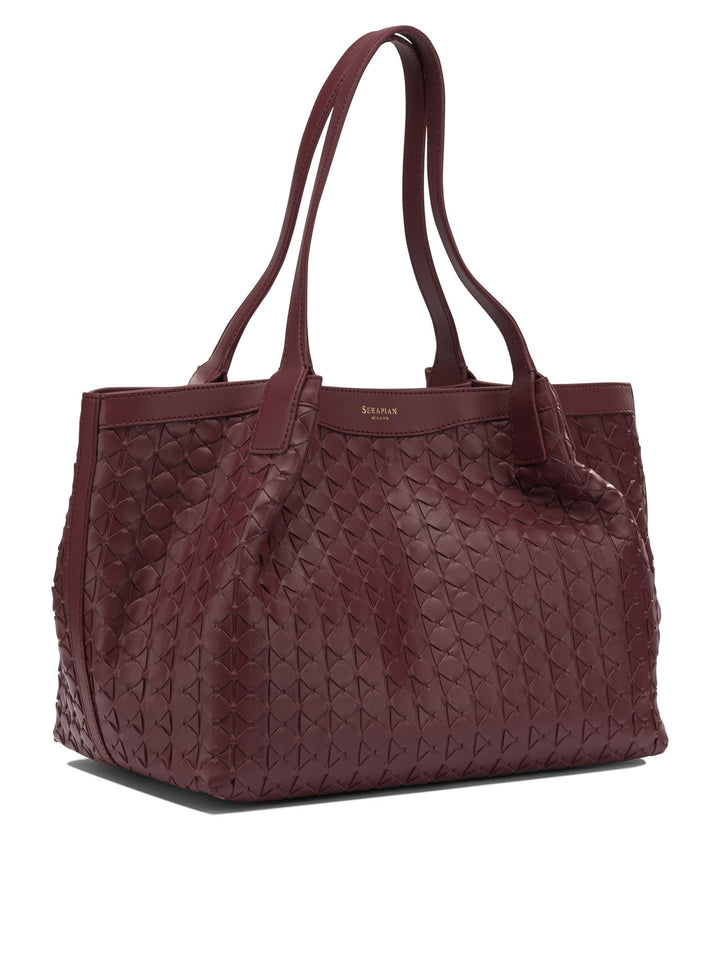 Serapian Secret Shoulder Bags - Bordeaux | 1d54e04d8e7145543d7fbc3533b9446ab5862ea5