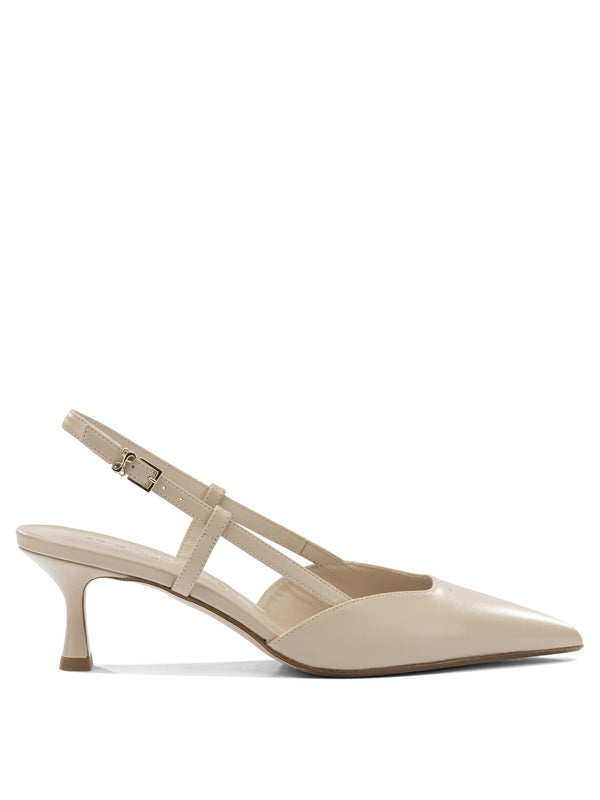 Elsa 50mm Heeled Shoes Beige