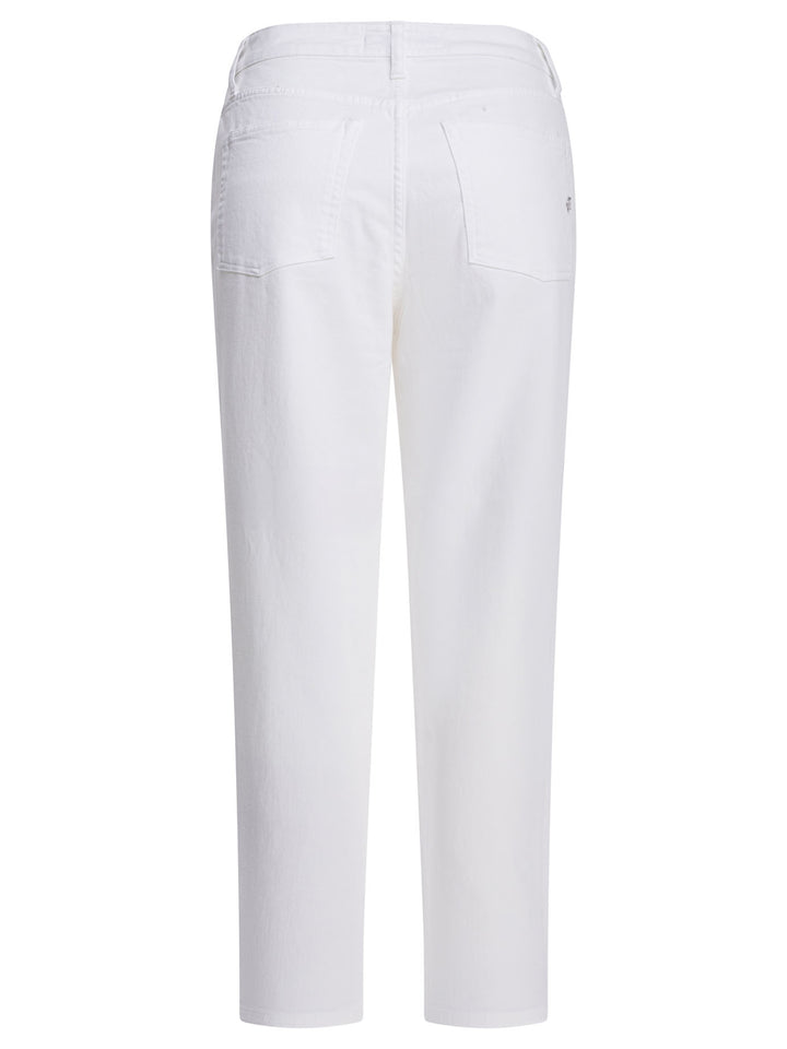 Shaft Jeans Arch Drill Stretch Jeans - White | 9379c848c9f124c6f27807671925ea478d3a3ec9