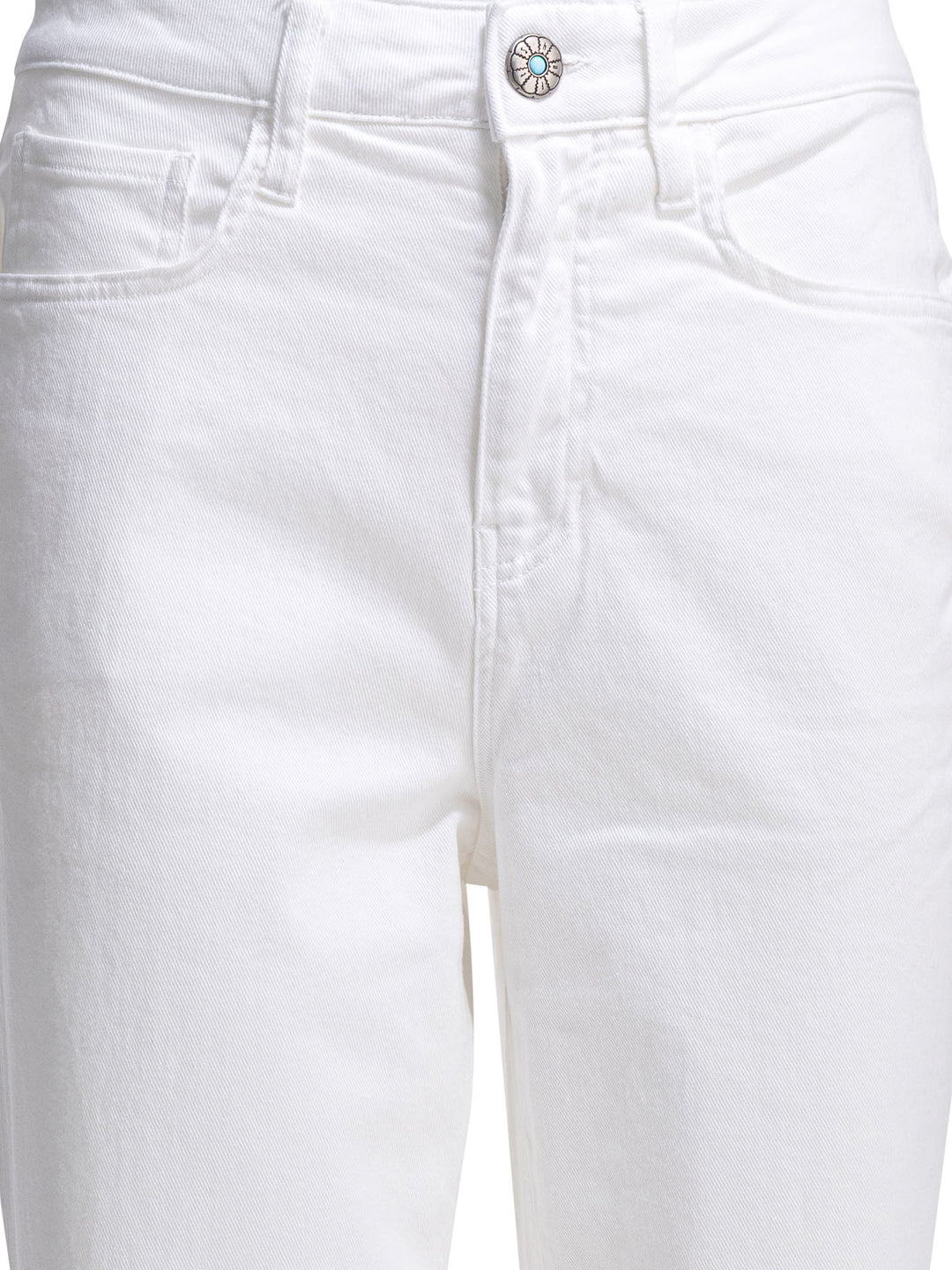 Shaft Jeans Arch Drill Stretch Jeans - White | 24d6d5853f878a23d7aa9062450262c386e87159