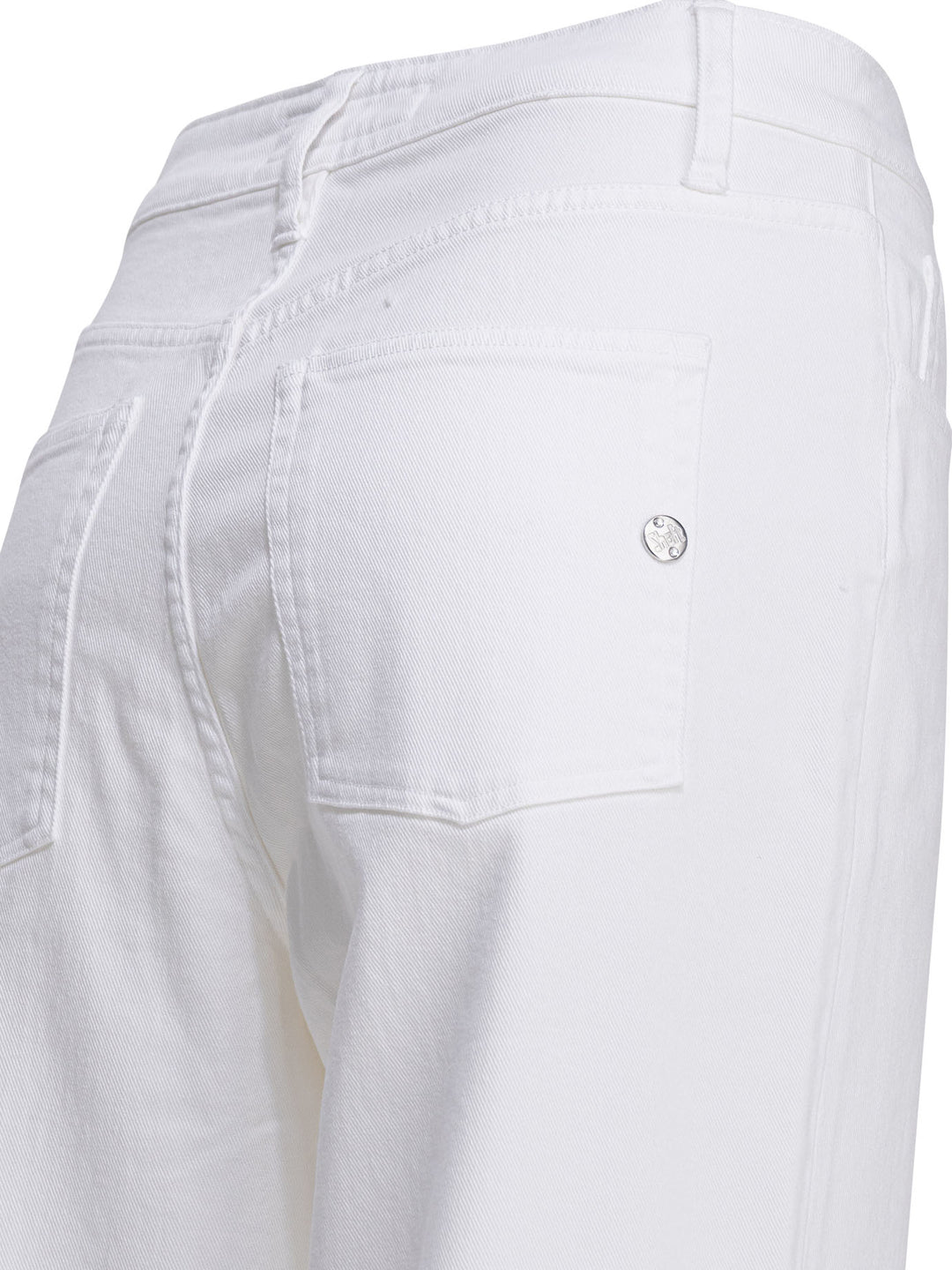 Shaft Jeans Arch Drill Stretch Jeans - White | 99e739ebedf0637e49732e59b0c9fba851d05417