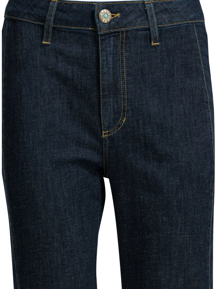 Shaft Jeans Used Linen Jeans - Blue | ded17dd1e8cdc952c61687f4b4623802d9b735f6