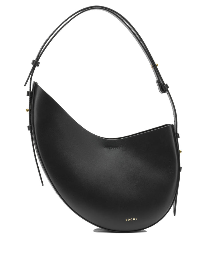 Soeur  Shoulder Bags - Black | b3d610e31341b72181ae3ce05f8c81704a7f5b8a