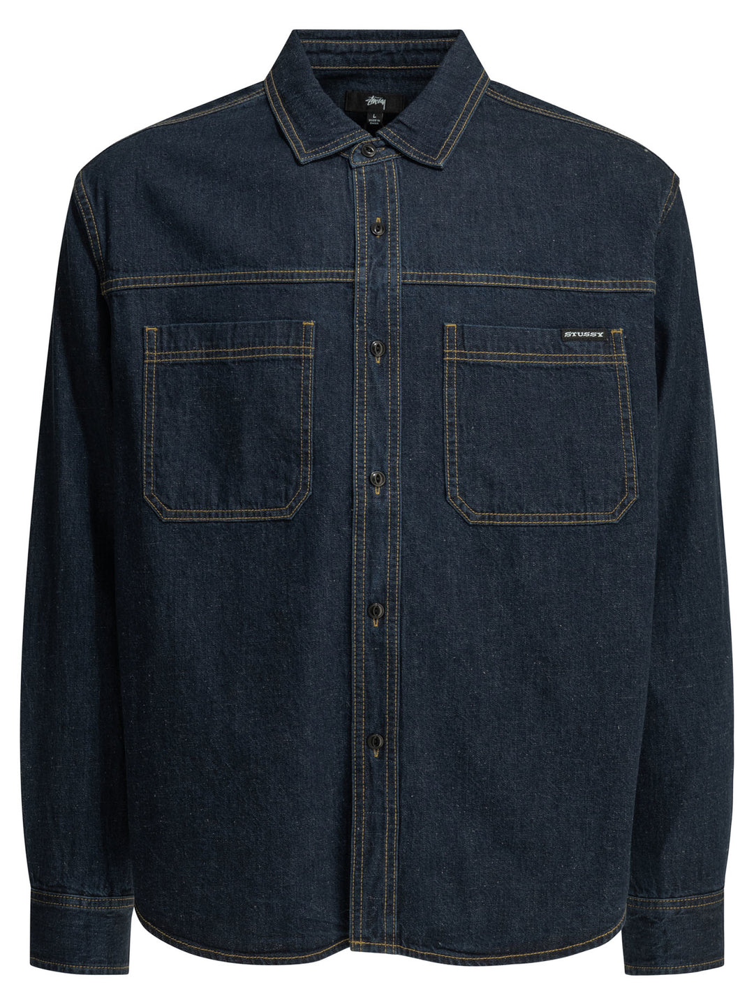 StüSsy  Shirts - Blue | e3444bf740101bf08265a8fa0230146f3e493700