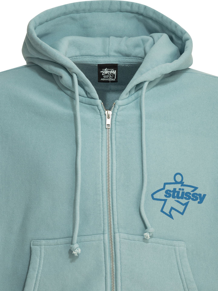 StüSsy  Sweatshirts - Light blue | 1aa964c3293c48b63690633b62547bdb64a70a9f