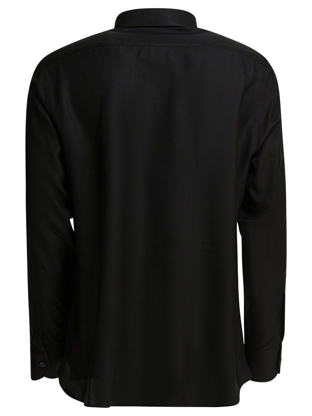 Tom Ford Drapy Twill Shirts - Black | 7aa1595020248bed489bef8eb529582db2529447