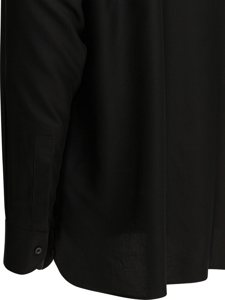 Tom Ford Drapy Twill Shirts - Black | ffbef41d99f73cd6d7d56cc4e8c6fd97b4d9b975