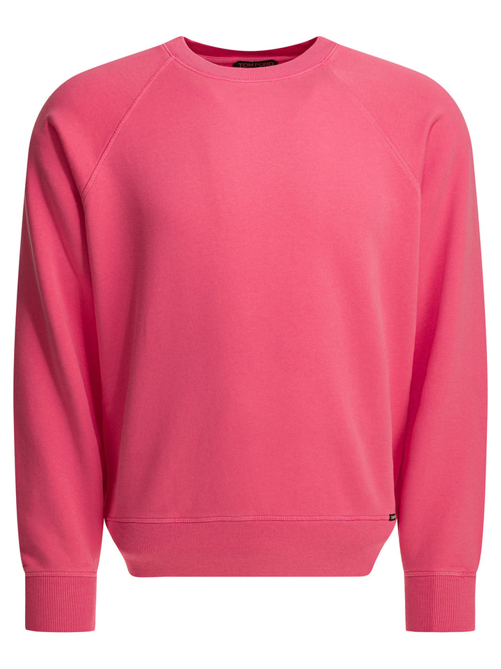 Tom Ford Organic Cotton Sweatshirt Sweatshirts - Pink | 0cd25fb19eb54035b311f8bba712a3689612b17b