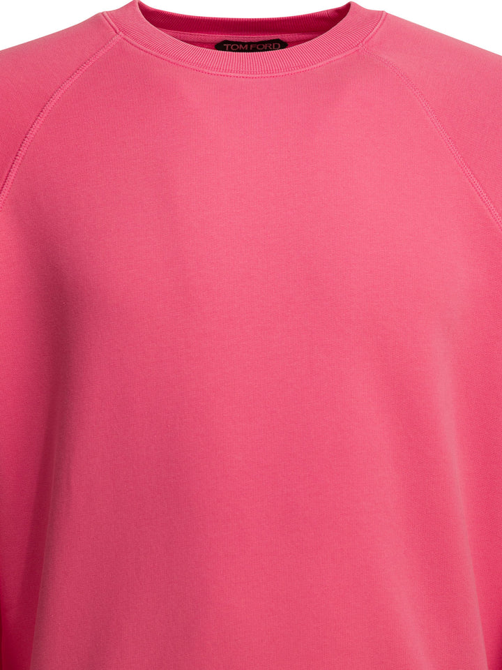 Tom Ford Organic Cotton Sweatshirt Sweatshirts - Pink | fa9cd32d4d2e96dd75d3598851eaedd00843f9c2