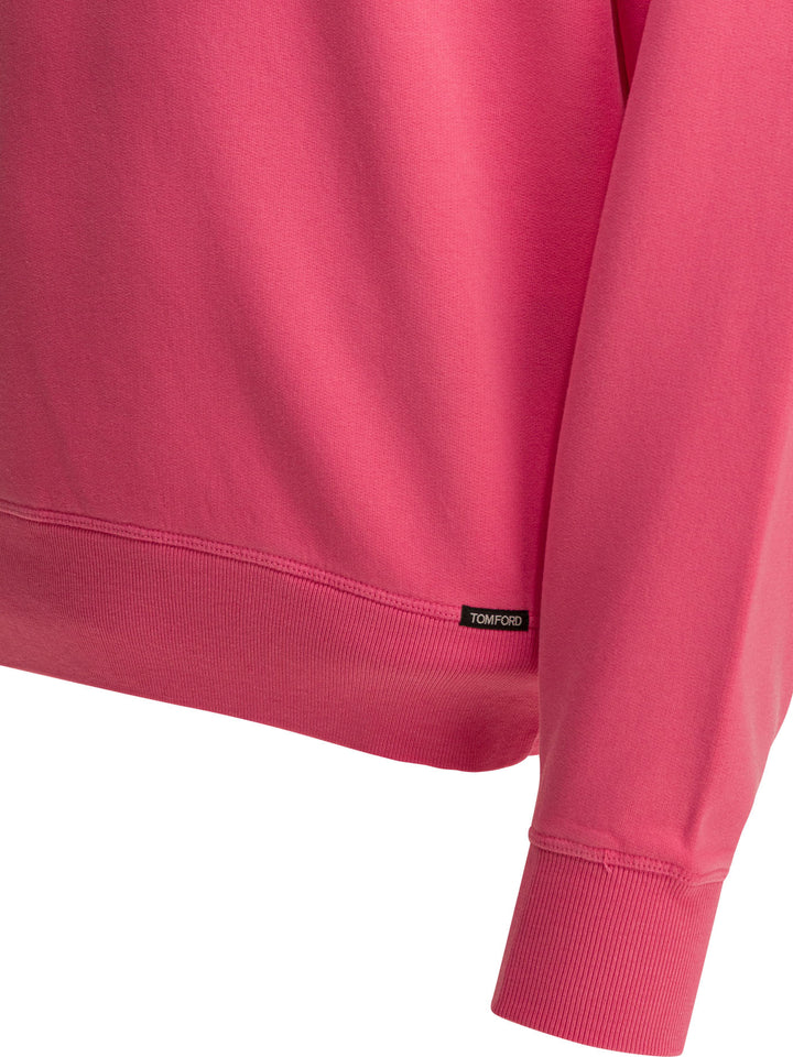 Tom Ford Organic Cotton Sweatshirt Sweatshirts - Pink | 622602d7813b3b280e4ddd515a3e4caffff1d9dd