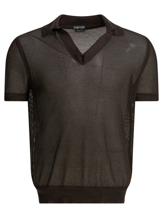 Polo Shirts Brown