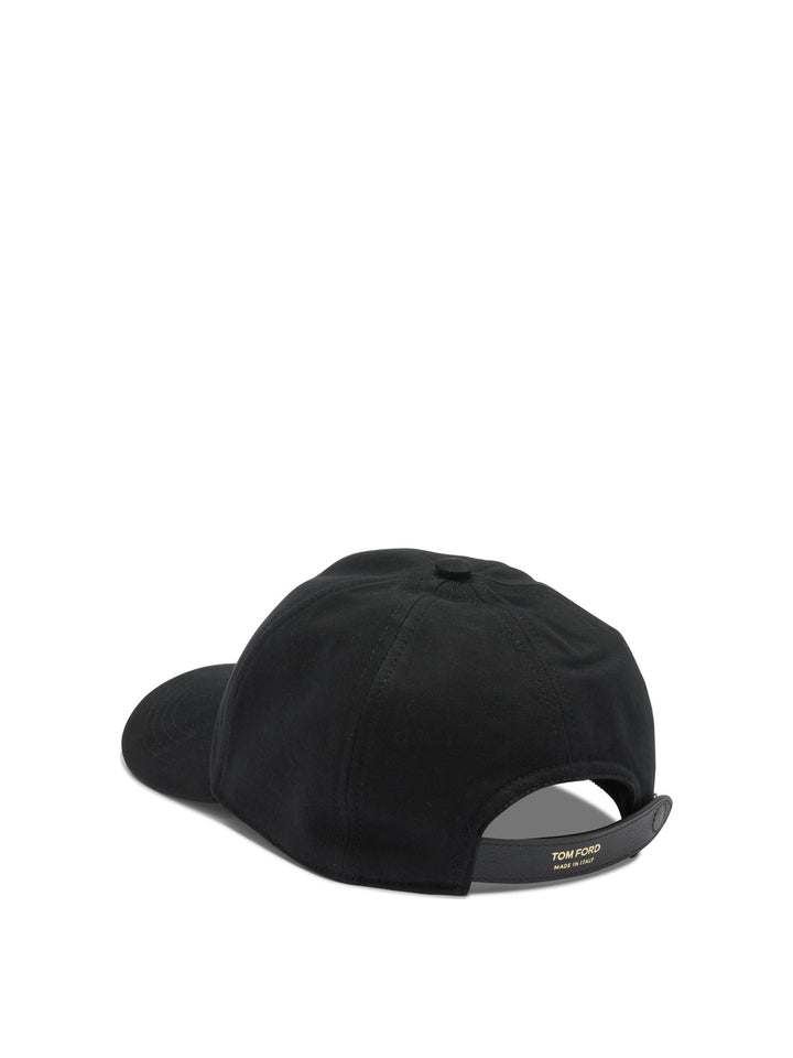 Tom Ford Baseball Cap With Logo Hats - Black | 517af7f006a2410deb6e02155e7d268032529e31