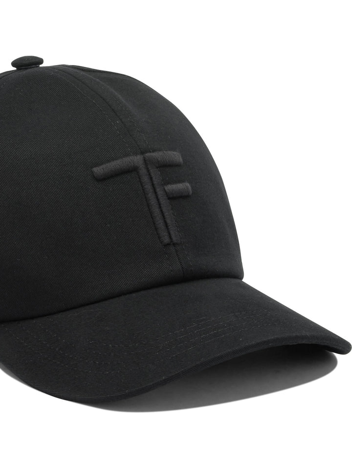 Tom Ford Baseball Cap With Logo Hats - Black | f1113ee4dcd3f33e8f68c45e84b98e5590a8f9bf
