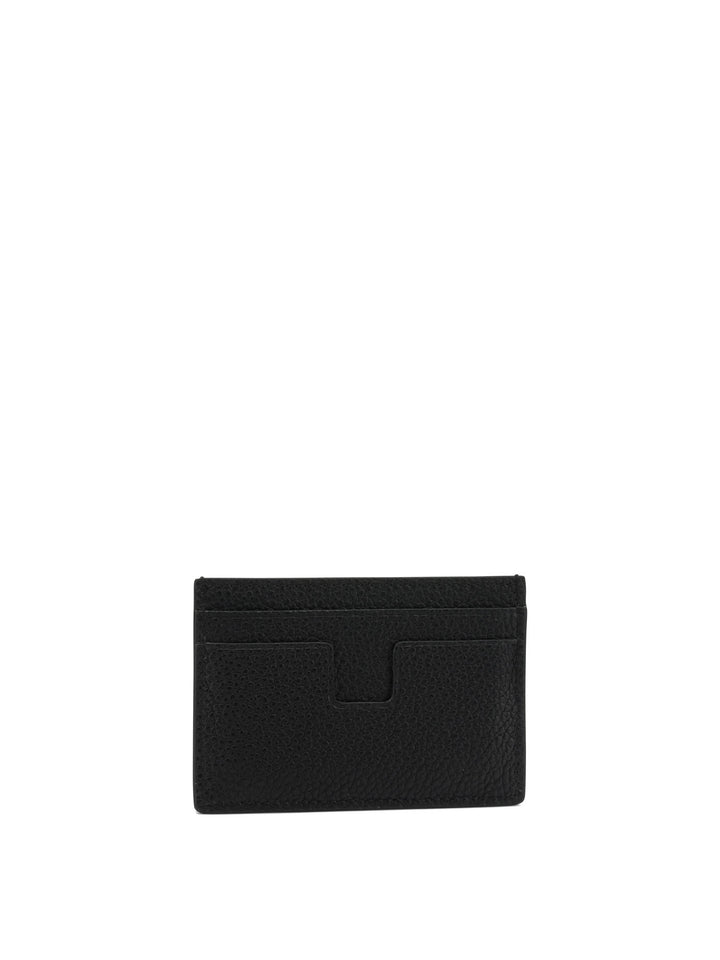 Tom Ford Grained Leather Card Case Wallets & Card holders - Black | 71811fabfdbd5206711bf9fe9be27db7314cb946