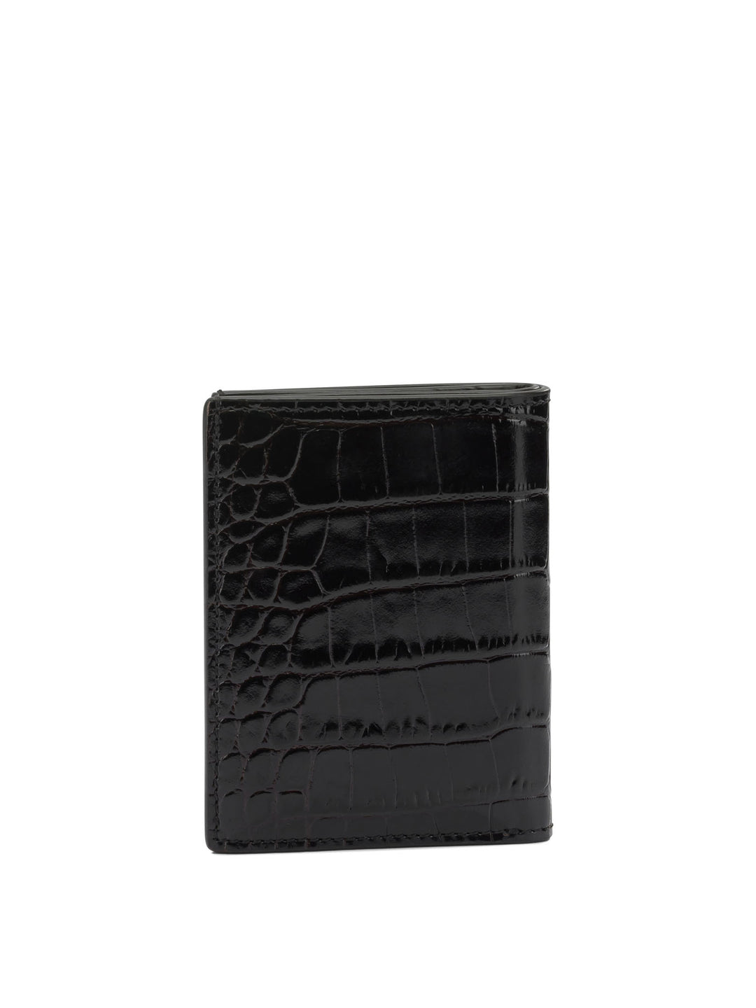 Tom Ford Crocodile-Effect Folding Card Holder Wallets & Card holders - Brown | 4af1c7ba928a0de0d136046dbb5c76d69a9b6e82