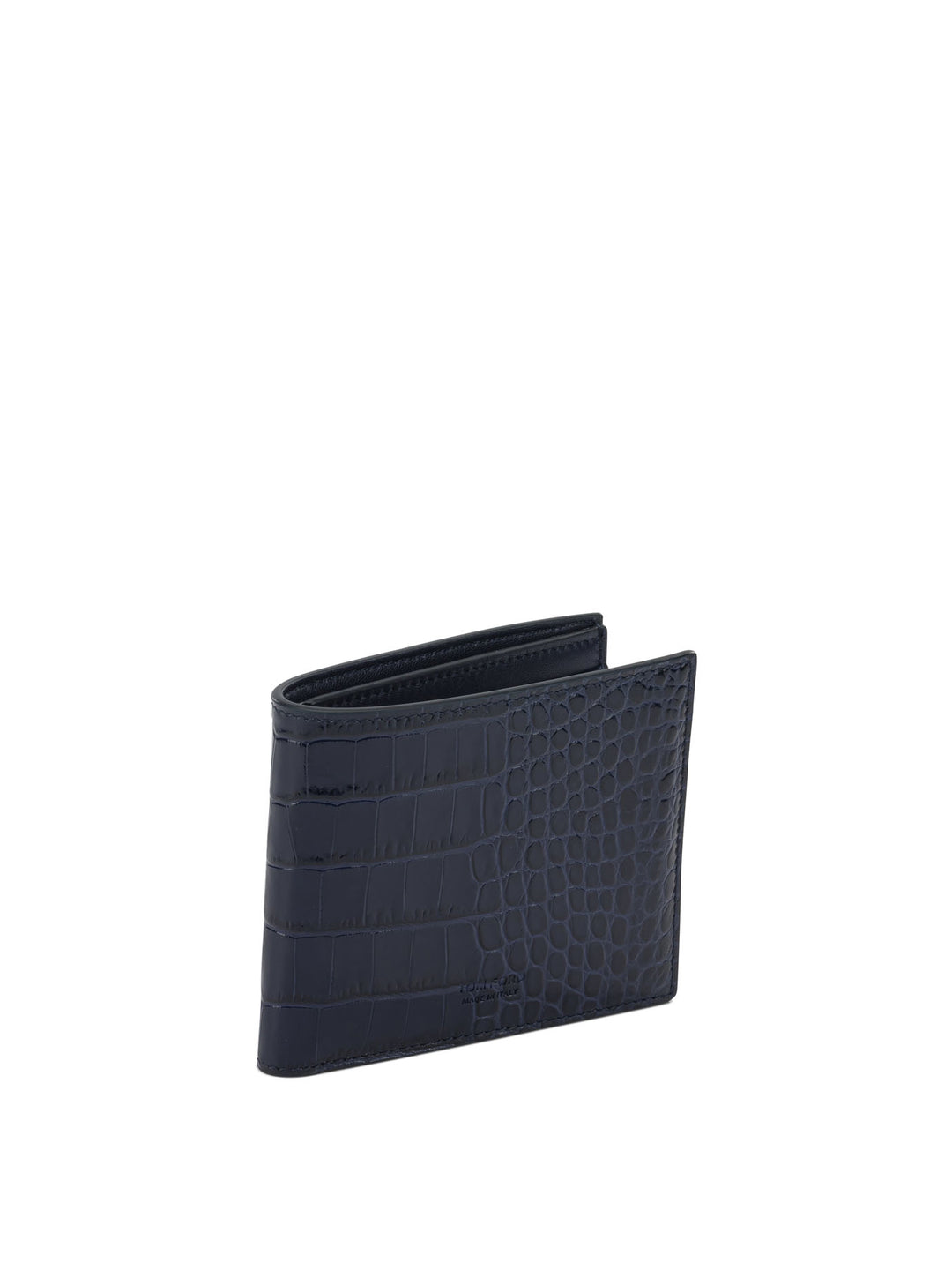 Tom Ford Crocodile Print Leather Wallet Wallets & Card holders - Blue | 204aa5e7df71bb4dc28da74f735147782850b439