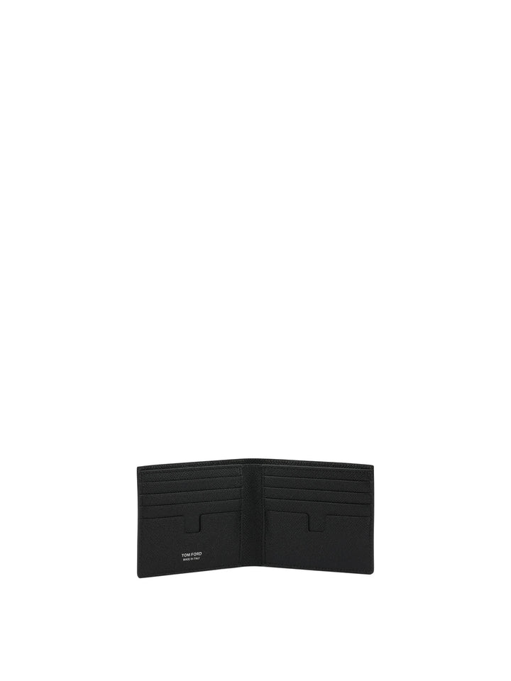 Tom Ford Small Grain Leather Bifold Wallet Wallets & Card holders - Black | 76b4ac3c8144e04e37b34535efce730642f8b711