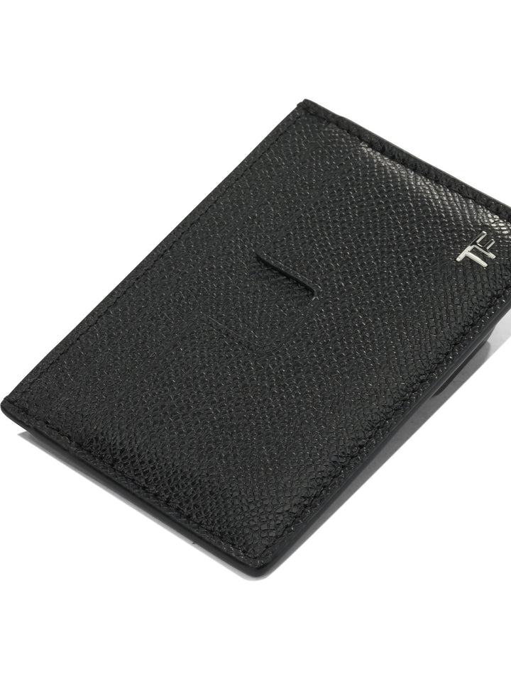 Tom Ford Small Grain Leather Card Holder Wallets & Card holders - Black | 01b12b2ba6fbf52928f3f91bd5c407326edd77cd